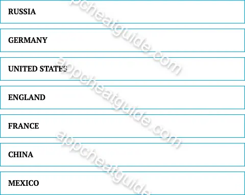 Name a country that movie villains often come from. screenshot answer