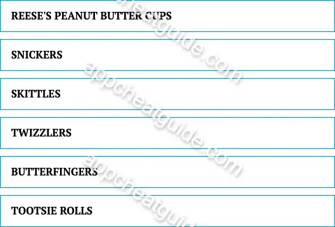 Name the most fought over candy on halloween night. screenshot answer