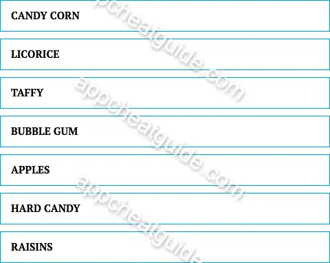 Name the worst kind of halloween candy you can get. screenshot answer