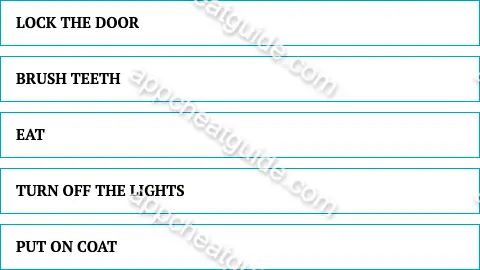 What was the last thing you did before you left the house this morning? screenshot answer