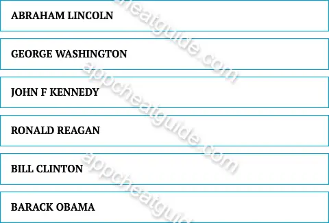 Which president comes to mind when you think of who made america great? screenshot answer